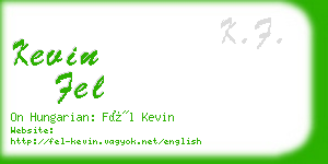 kevin fel business card